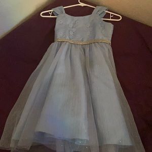 Rare Editions sparkly blue dress